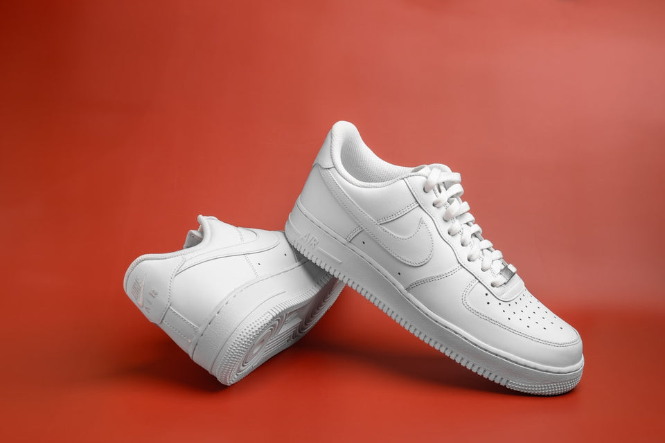 BNT Luna Blush sneakers on red background